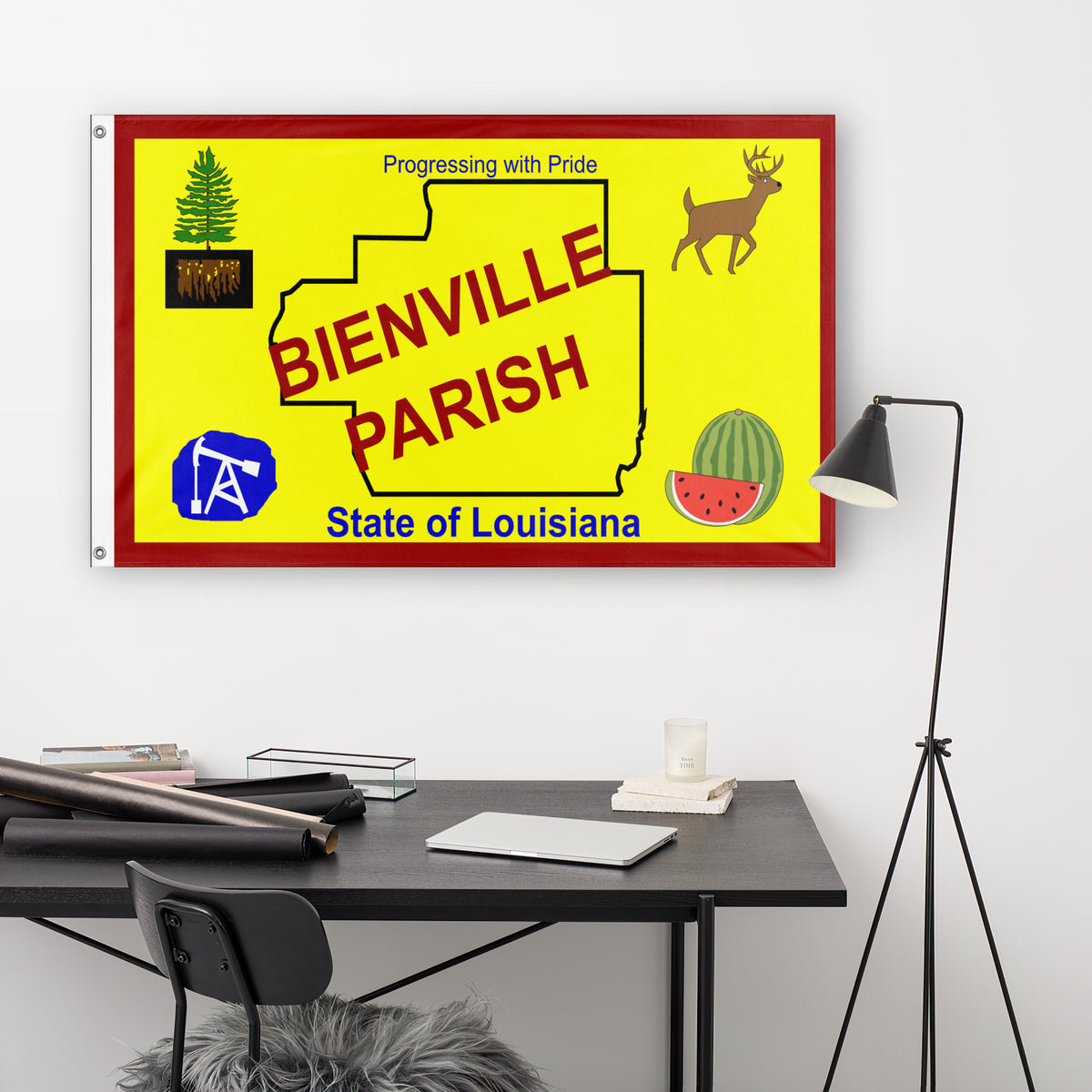 Bienville Parish flag (Louisiana) Flagmaker & Print