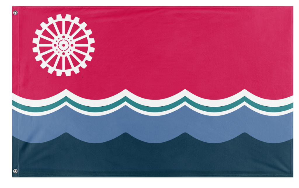 United Commonwealth of the Rust Belt (July2023Competition) flag (-  Zerkangar)