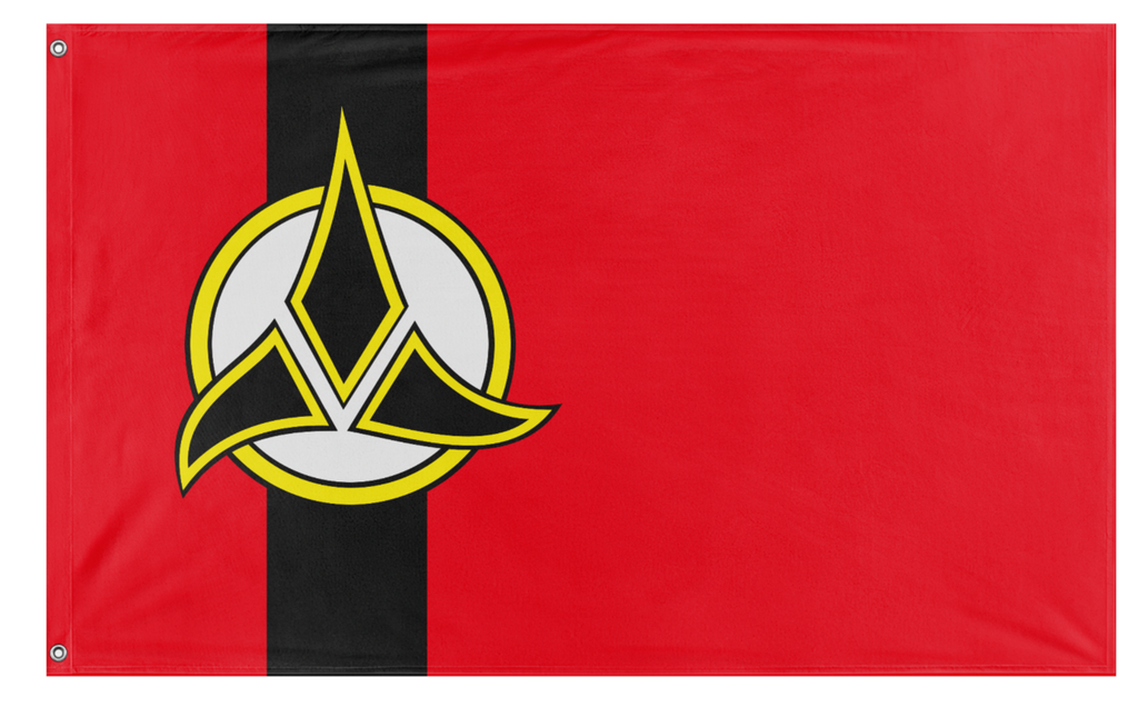 Klingon Empire Flag Star Trek Flagmaker Print klingon-empire-flag-star-trek-flagmaker-print