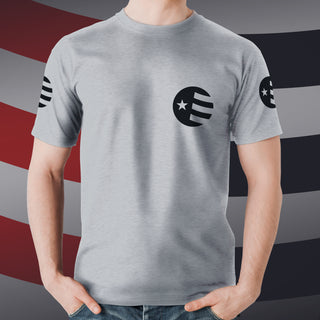 Flagmaker & Print Crew Shirt - Grey