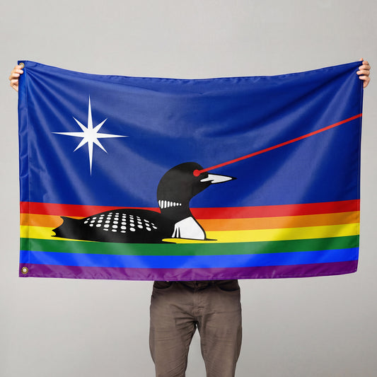 Laser Loon Pride flag (Minnesota)