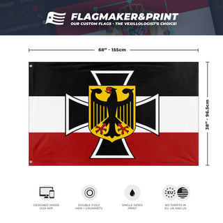 The New German Socialist Republic National flag (M.W)