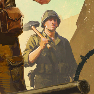 Military Art Commissions - Custom poster, Combat Engineers (14CE)