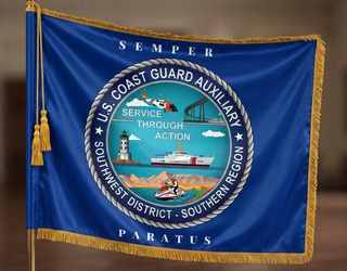 Coast Guard Ceremonial Parade Flag (Design Studio)