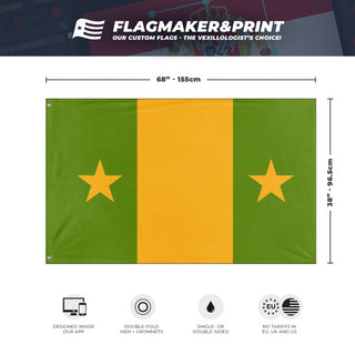 Print-adjust B.K flag (Brian Kelley)