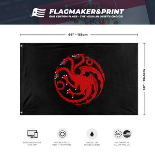 House Targaryen flag (Not so Democratic Republic )