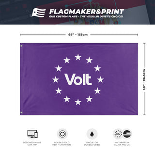 Volt Eur Star flag (1stRunner)