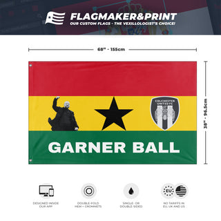 Garner Ball B&W flag (Ben Evans)