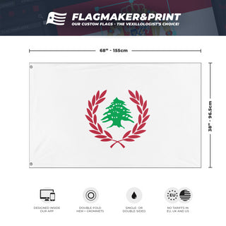 Lebanese Unification Flag (Updated) flag (H.S)