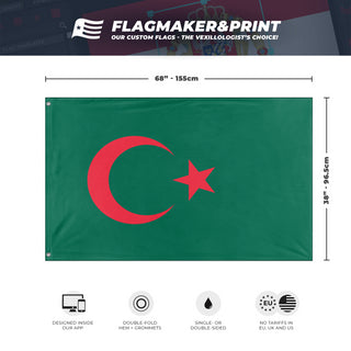 Turkesh flag (Flag Mashup Bot)