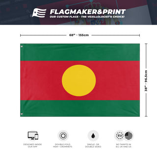 Lao People's Democratic Ghana flag (Flag Mashup Bot)