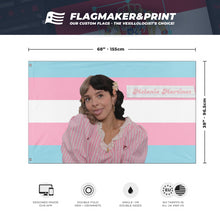 Load image into Gallery viewer, Melanie Martinez Transgender Pride flag (Melody &lt;3) (Hidden)