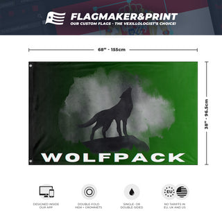 wolfpack flag (momo)