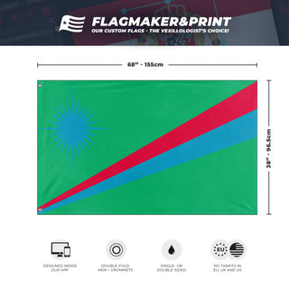 Marshall Azerbaijan flag (Flag Mashup Bot)
