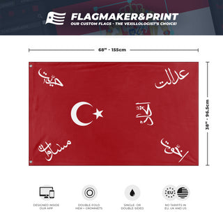 young turk revolution flag (john)