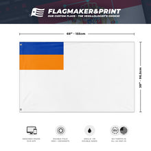 Load image into Gallery viewer, Orange Free Georgia flag (Flag Mashup Bot)