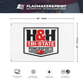 H&H Tristate Powersports flag (Tyler)