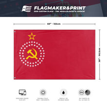 Load image into Gallery viewer, Union of Communist American States flag (totally robert)