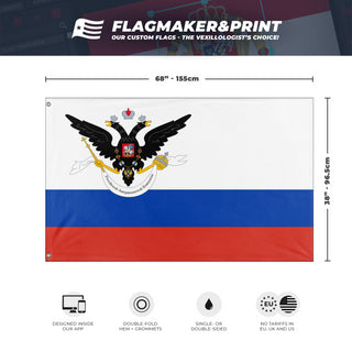 Flag of the Russian-American Company flag (RAC)