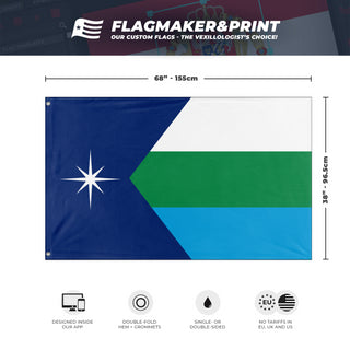 Polaris Tricolor v2 (Minnesota) flag (robert) (Hidden)