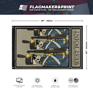 Skeleton Cadets USMA flag (Grant DeMorro) (Hidden)