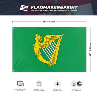 Irish Harp Flag (smellynice48)