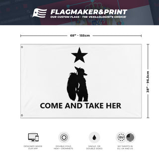 COME AND TAKE HER flag (DELTA)