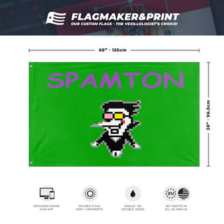 National Spamton flag (Spamton G. Spamton )