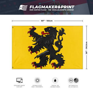 County of Flanders flag (Whoever made this back in the day) (Hidden)