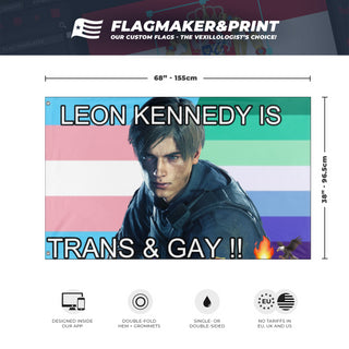 Leon Trans & Gay Flag (Tyler)