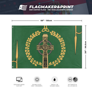 Brotherhood of Saint Patrick flag (PapistFlags)