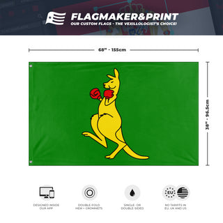 Boxing Kangaroo flag (Australia)