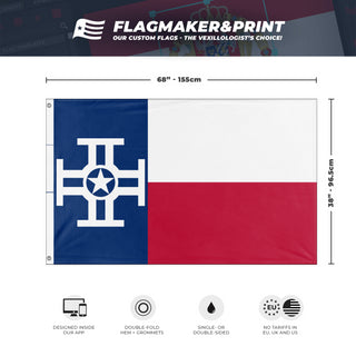 Second Republic of Texas flag (Giovanny)