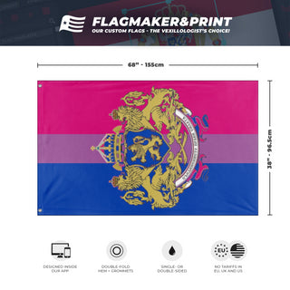 Cape Bisexual Bulgarian Tsardom flag (- Zerkangar)