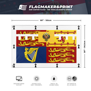 Royal Standard of HRH Prince Joshua Orkin Duke of Glasgow flag (ssss)
