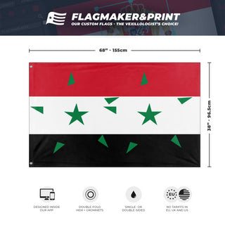 Syrian Arab Iraq flag (Flag Mashup Bot)