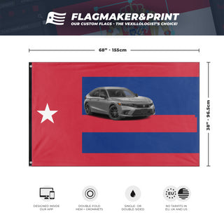 Honda Civic flag (Samuel Samaan)