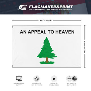 Pine Tree "An Appeal to Heaven" flag (New England)