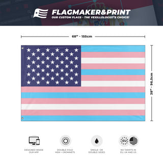 Trans American flag (Lynn Van Boekhout)