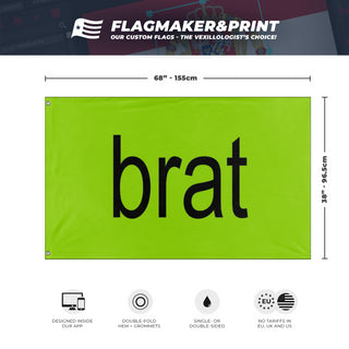 brat flag (casey)