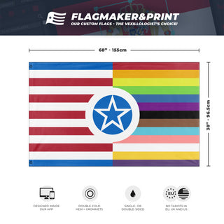 Blue Star Alliance Pride flag (P.G.)