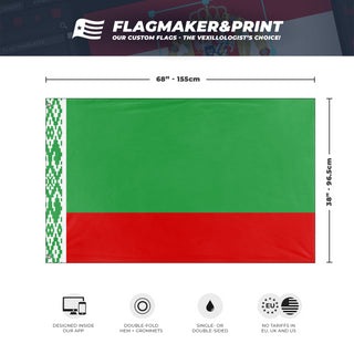 Imperial State of Belarus flag (Flag Mashup Bot)