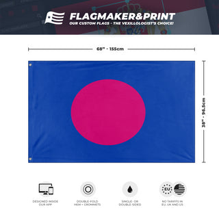 Bisexual Japan flag (Flag Mashup Bot)