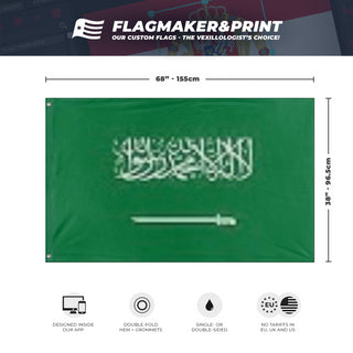 Saudi Arabia flag (KSA)