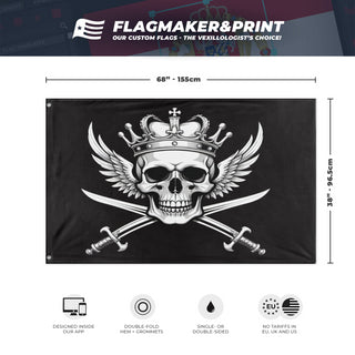 SILVER BLADES FLAGSHIP flag (AtomicRaven)