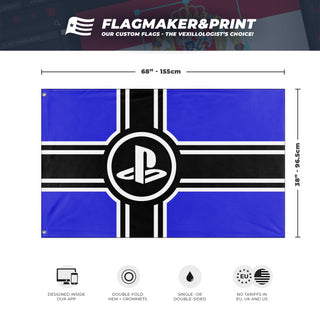 Playstation War flag (Console Wars)