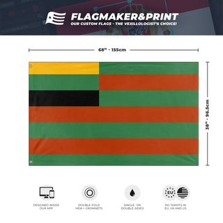 Orange Free Mozambique flag (Flag Mashup Bot)