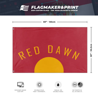 RED DAWN flag (MARLEY)