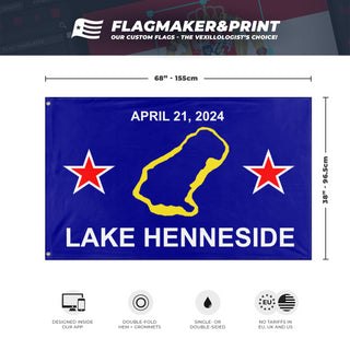 Lake Henneside flag (Manifest Oakstiny)