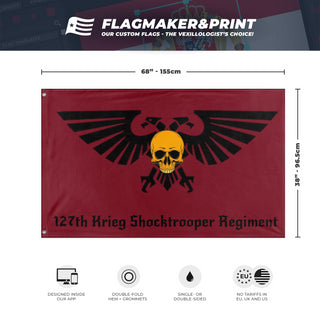 127th Krieg Shocktrooper Regiment flag (Nathan Lawyer)